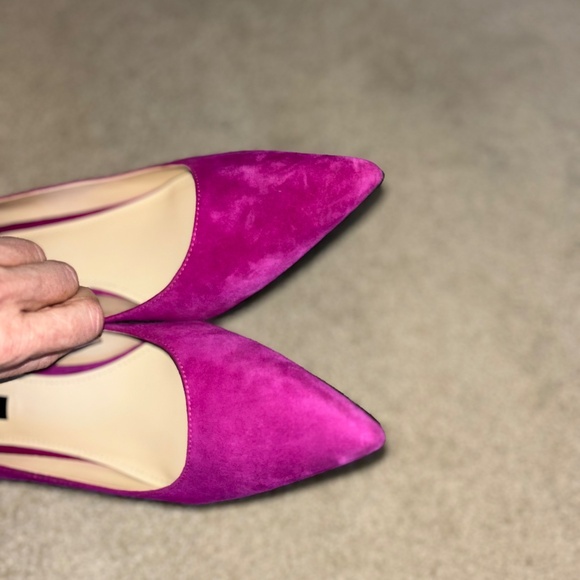 Nine West Arlene suede heels 8/8.5 - Picture 4 of 12